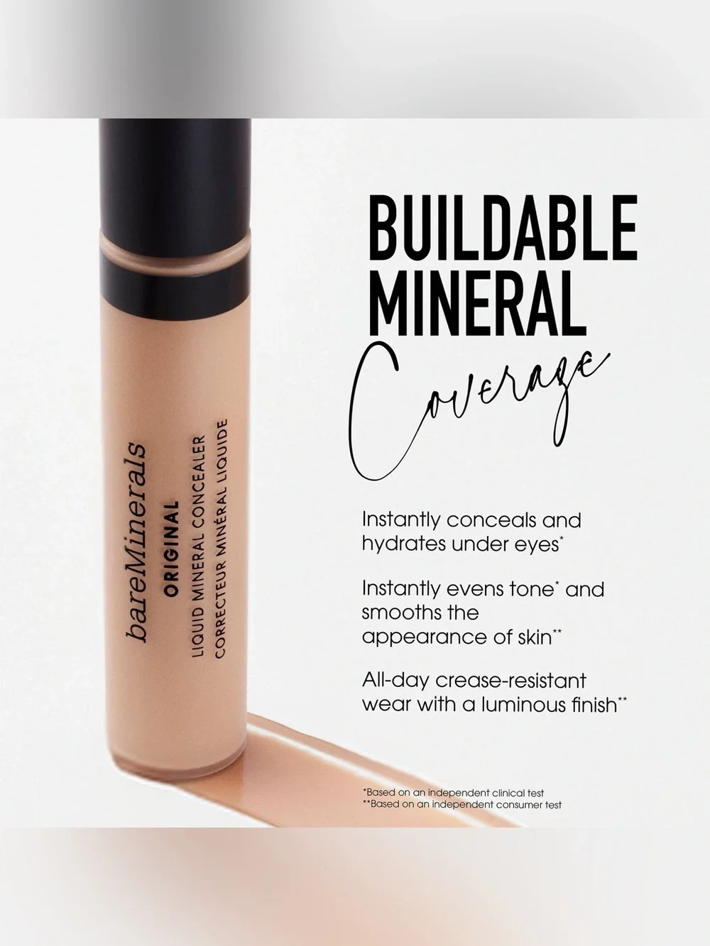 bareMinerals Original Liquid Mineral Concealer — Med/Tan 3.5C  (BNIB)